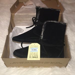 Toms zahara black bootie